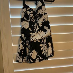 Swim dress , size14, black and white, new , no tags, never worn.